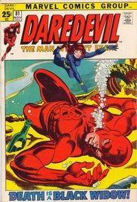 Cover for Daredevil (Marvel, 1964 series) #81