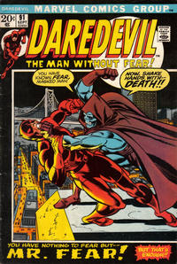 Cover Thumbnail for Daredevil (Marvel, 1964 series) #91