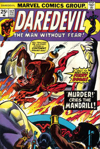 Cover for Daredevil (Marvel, 1964 series) #112 [Regular Edition]