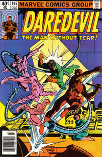 Cover for Daredevil (Marvel, 1964 series) #165 [Newsstand]