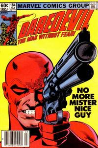 Cover for Daredevil (Marvel, 1964 series) #184 [Newsstand]