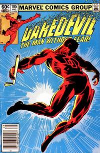 Cover for Daredevil (Marvel, 1964 series) #185 [Newsstand]