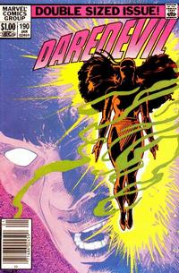 Cover Thumbnail for Daredevil (Marvel, 1964 series) #190 [Newsstand]