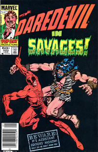Cover for Daredevil (Marvel, 1964 series) #202 [Newsstand]