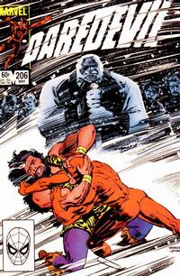 Cover for Daredevil (Marvel, 1964 series) #206 [Direct]