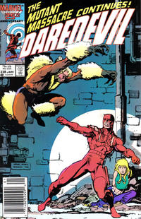 Cover for Daredevil (Marvel, 1964 series) #238 [Newsstand]