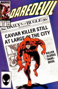 Cover for Daredevil (Marvel, 1964 series) #242 [Direct]