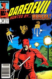 Cover for Daredevil (Marvel, 1964 series) #258 [Newsstand]