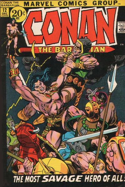 Cover for Conan the Barbarian (Marvel, 1970 series) #12