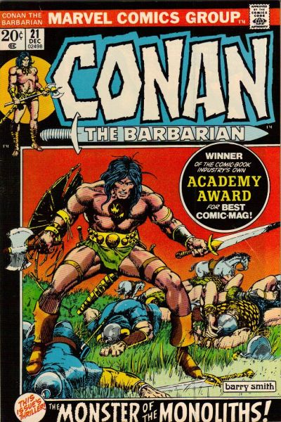 Cover for Conan the Barbarian (Marvel, 1970 series) #21 [Regular Edition]