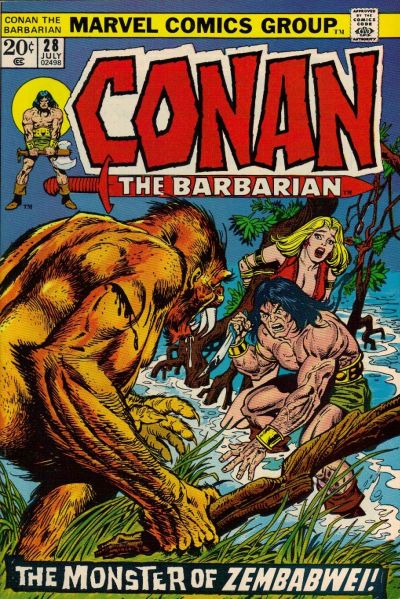 Cover for Conan the Barbarian (Marvel, 1970 series) #28 [Regular Edition]