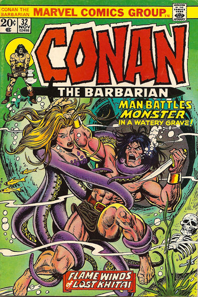 Cover for Conan the Barbarian (Marvel, 1970 series) #32 [Regular Edition]