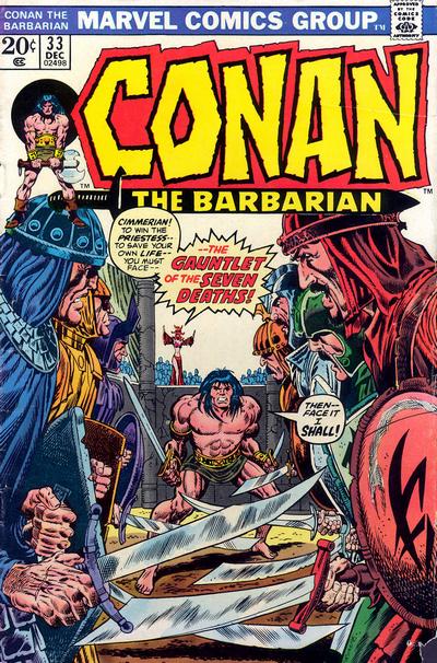 Cover for Conan the Barbarian (Marvel, 1970 series) #33