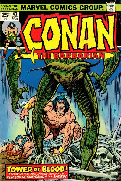 Cover for Conan the Barbarian (Marvel, 1970 series) #43