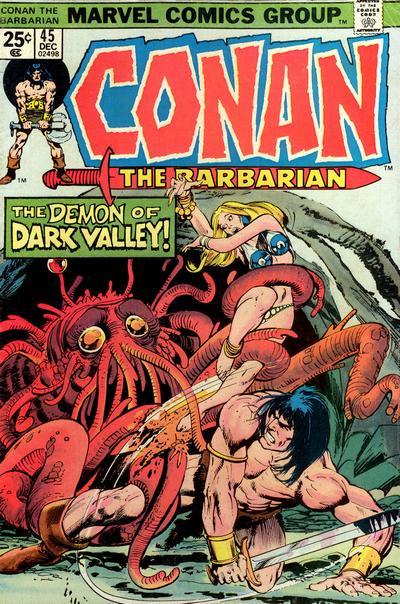 Cover for Conan the Barbarian (Marvel, 1970 series) #45