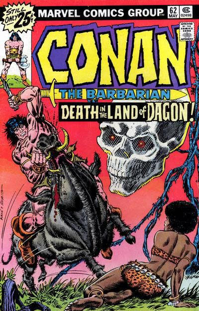 Cover for Conan the Barbarian (Marvel, 1970 series) #62 [25¢]