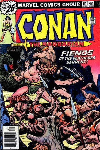 Cover for Conan the Barbarian (Marvel, 1970 series) #64 [25¢]