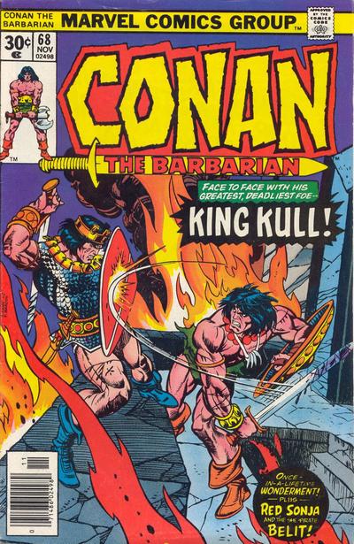 Cover for Conan the Barbarian (Marvel, 1970 series) #68 [Regular Edition]