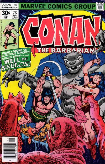 Cover for Conan the Barbarian (Marvel, 1970 series) #73 [Regular Edition]
