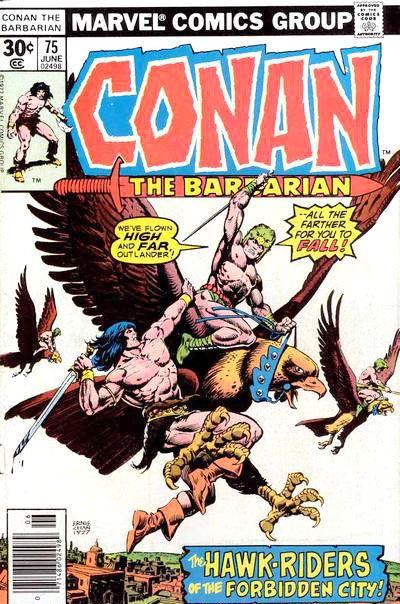 Cover for Conan the Barbarian (Marvel, 1970 series) #75 [30¢]