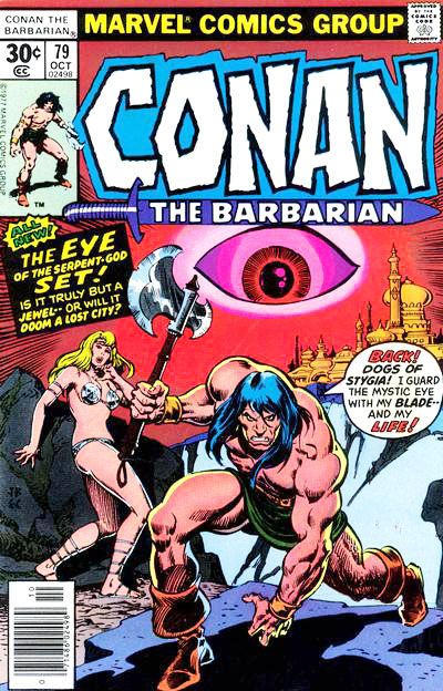 Cover for Conan the Barbarian (Marvel, 1970 series) #79 [30¢]