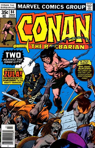 Cover for Conan the Barbarian (Marvel, 1970 series) #84