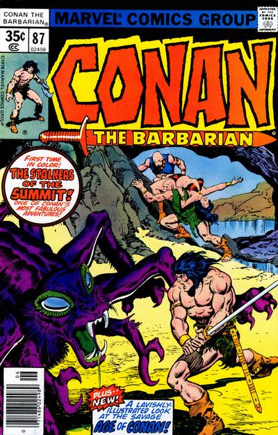 Cover for Conan the Barbarian (Marvel, 1970 series) #87