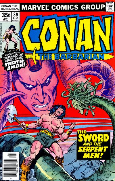 Cover for Conan the Barbarian (Marvel, 1970 series) #89 [Regular Edition]