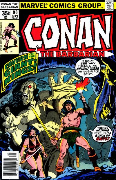 Cover for Conan the Barbarian (Marvel, 1970 series) #90 [Regular Edition]