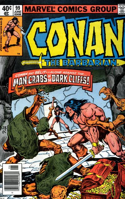 Cover for Conan the Barbarian (Marvel, 1970 series) #99 [Newsstand]