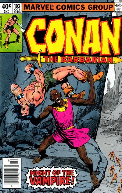 Cover for Conan the Barbarian (Marvel, 1970 series) #103 [Newsstand]