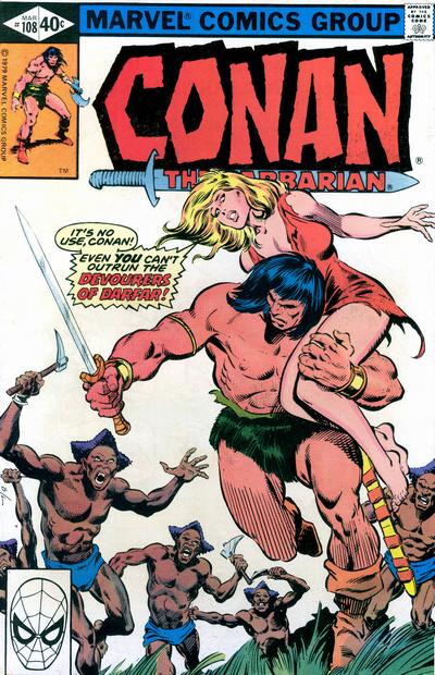 Cover for Conan the Barbarian (Marvel, 1970 series) #108 [Direct]