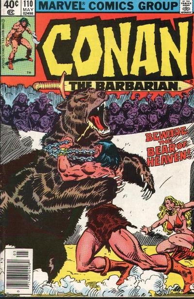 Cover for Conan the Barbarian (Marvel, 1970 series) #110 [Newsstand]
