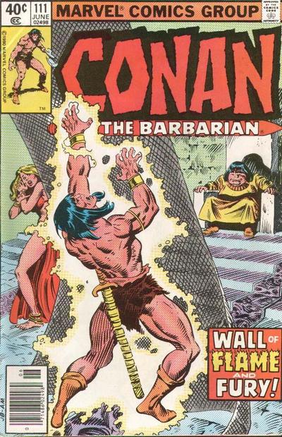 Cover for Conan the Barbarian (Marvel, 1970 series) #111 [Newsstand]