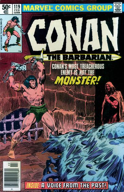 Cover for Conan the Barbarian (Marvel, 1970 series) #119 [Newsstand]