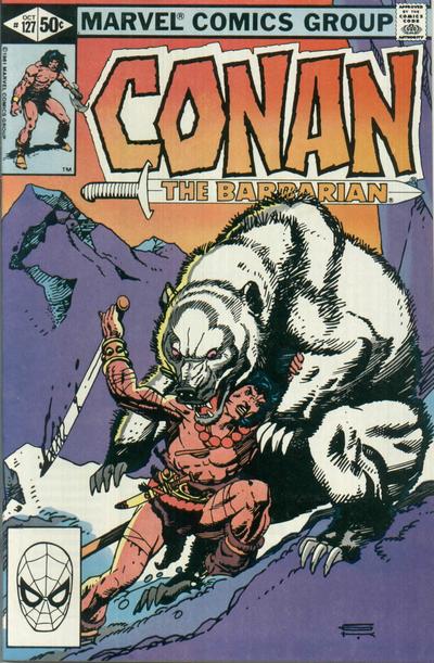 Cover for Conan the Barbarian (Marvel, 1970 series) #127 [Direct]