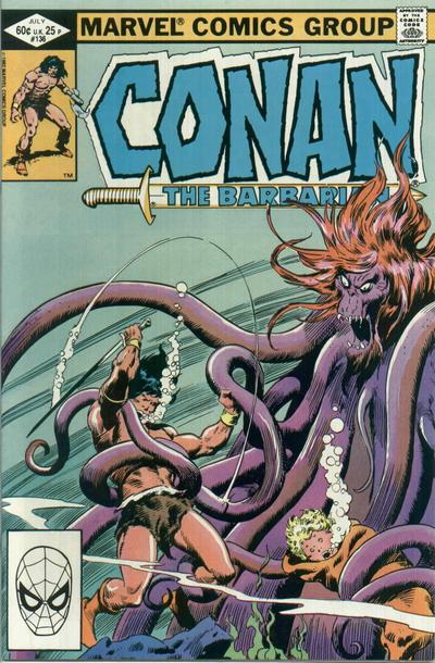Cover for Conan the Barbarian (Marvel, 1970 series) #136 [Direct]