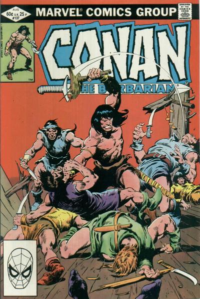 Cover for Conan the Barbarian (Marvel, 1970 series) #137 [Direct]
