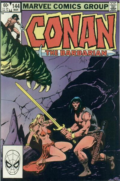 Cover for Conan the Barbarian (Marvel, 1970 series) #144 [Direct]