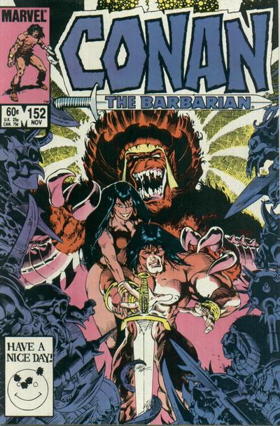 Cover for Conan the Barbarian (Marvel, 1970 series) #152 [Direct]