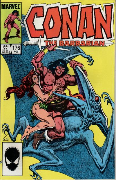 Cover for Conan the Barbarian (Marvel, 1970 series) #176 [Direct]