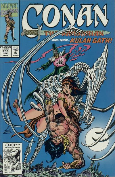 Cover for Conan the Barbarian (Marvel, 1970 series) #253 [Direct]