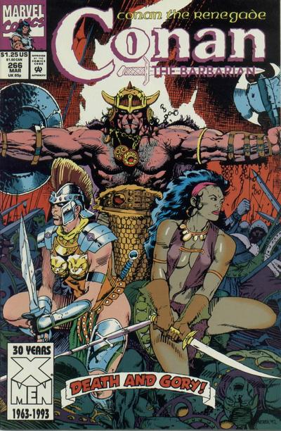 Cover for Conan the Barbarian (Marvel, 1970 series) #266 [Direct]