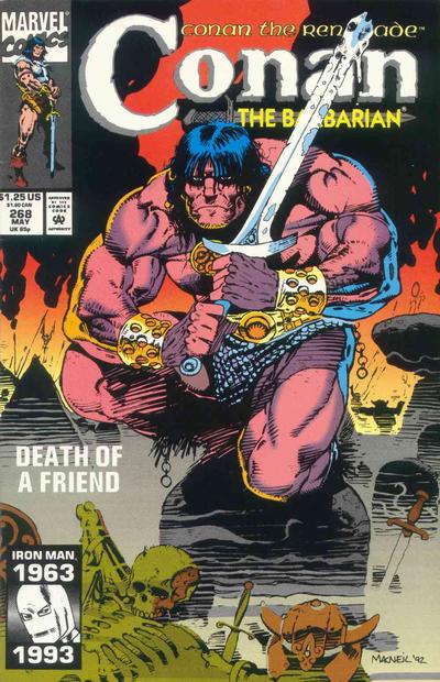 Cover for Conan the Barbarian (Marvel, 1970 series) #268 [Direct]
