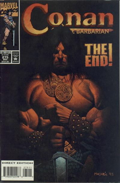 Cover for Conan the Barbarian (Marvel, 1970 series) #275 [Direct Edition]