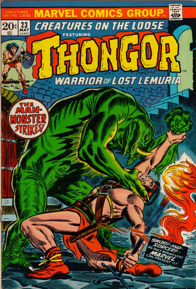 Cover for Creatures on the Loose (Marvel, 1971 series) #23