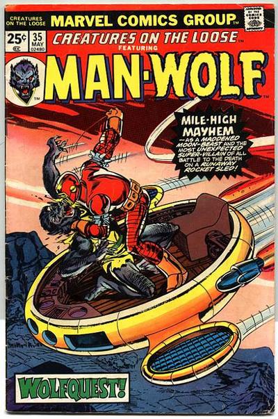 Cover for Creatures on the Loose (Marvel, 1971 series) #35