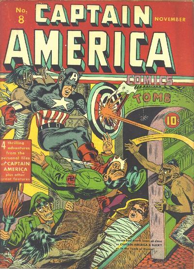 Cover for Captain America Comics (Marvel, 1941 series) #8
