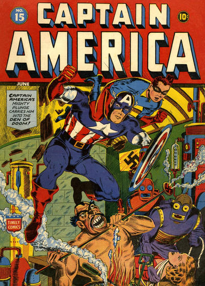 Cover for Captain America Comics (Marvel, 1941 series) #15