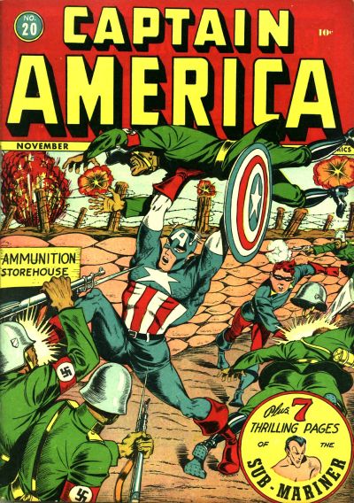 Cover for Captain America Comics (Marvel, 1941 series) #20